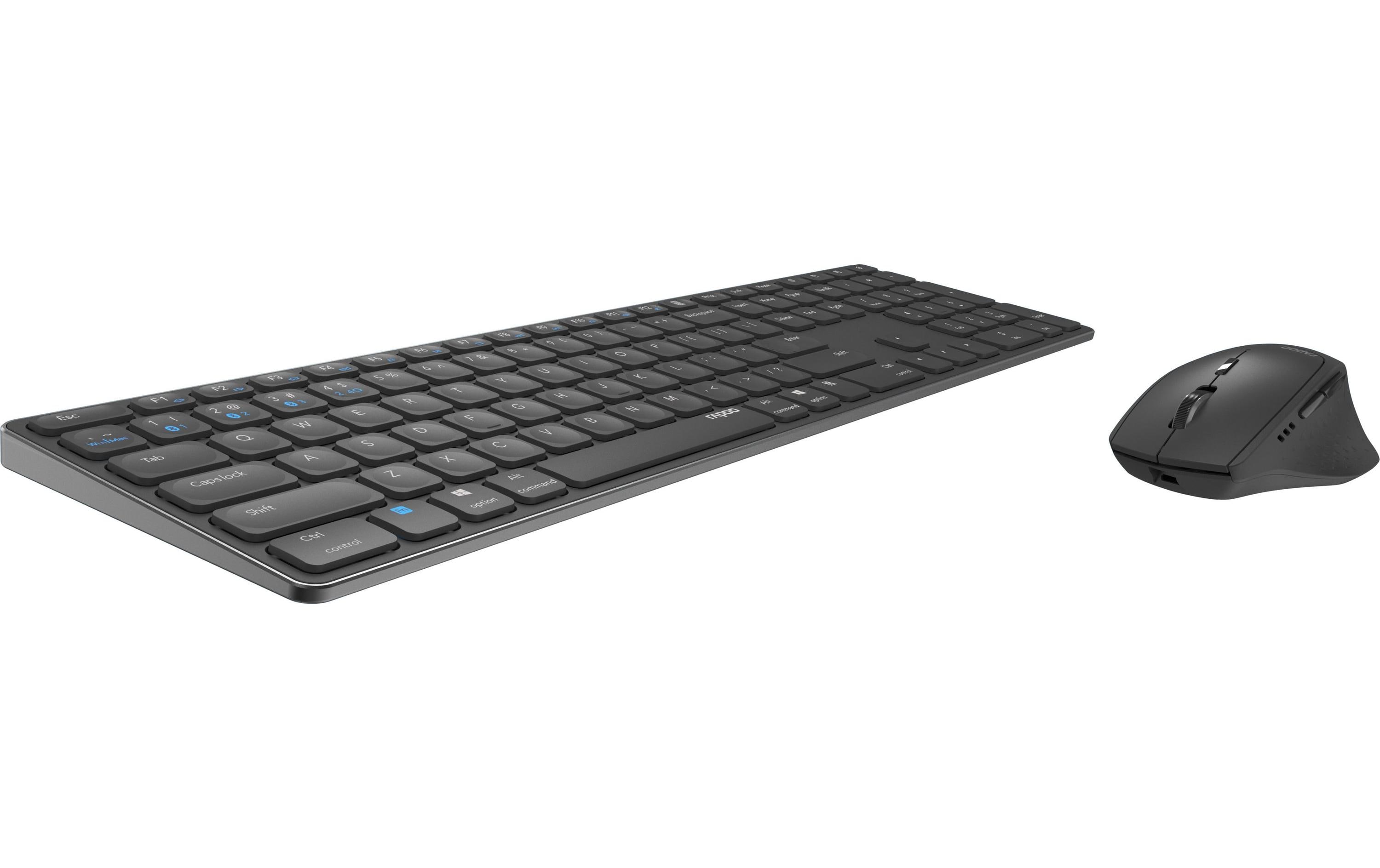 Rapoo Tastatur-Maus-Set 9800M Ultraslim