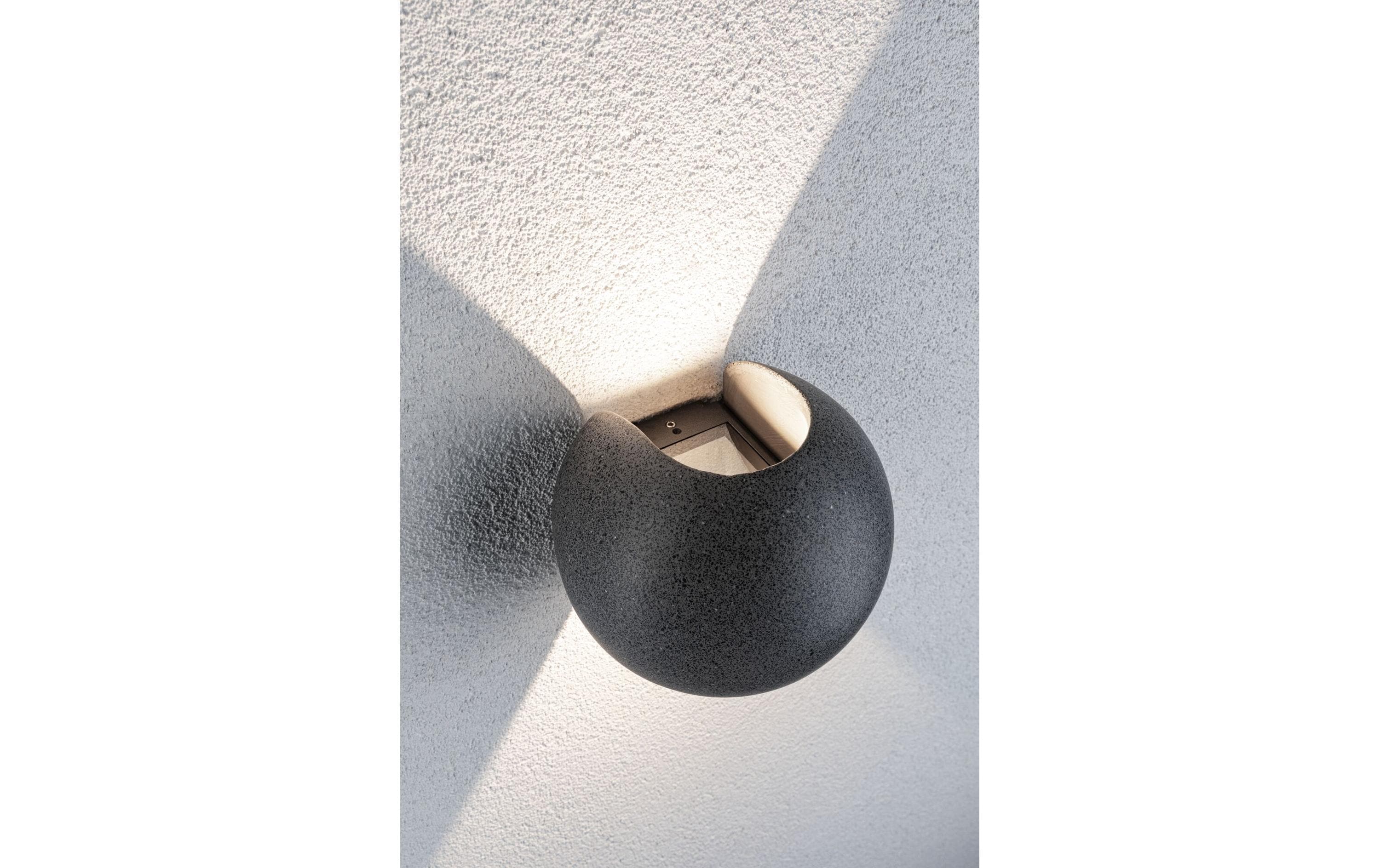 Paulmann Wandleuchte Concrea 230 V Schwarzer Sandstein Beton