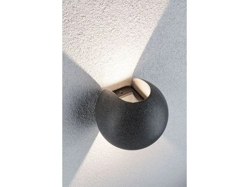 Paulmann Wandleuchte Concrea 230 V Schwarzer Sandstein Beton Paulmann Wandleuchte Concrea 230 V Schwarzer Sandstein Beton