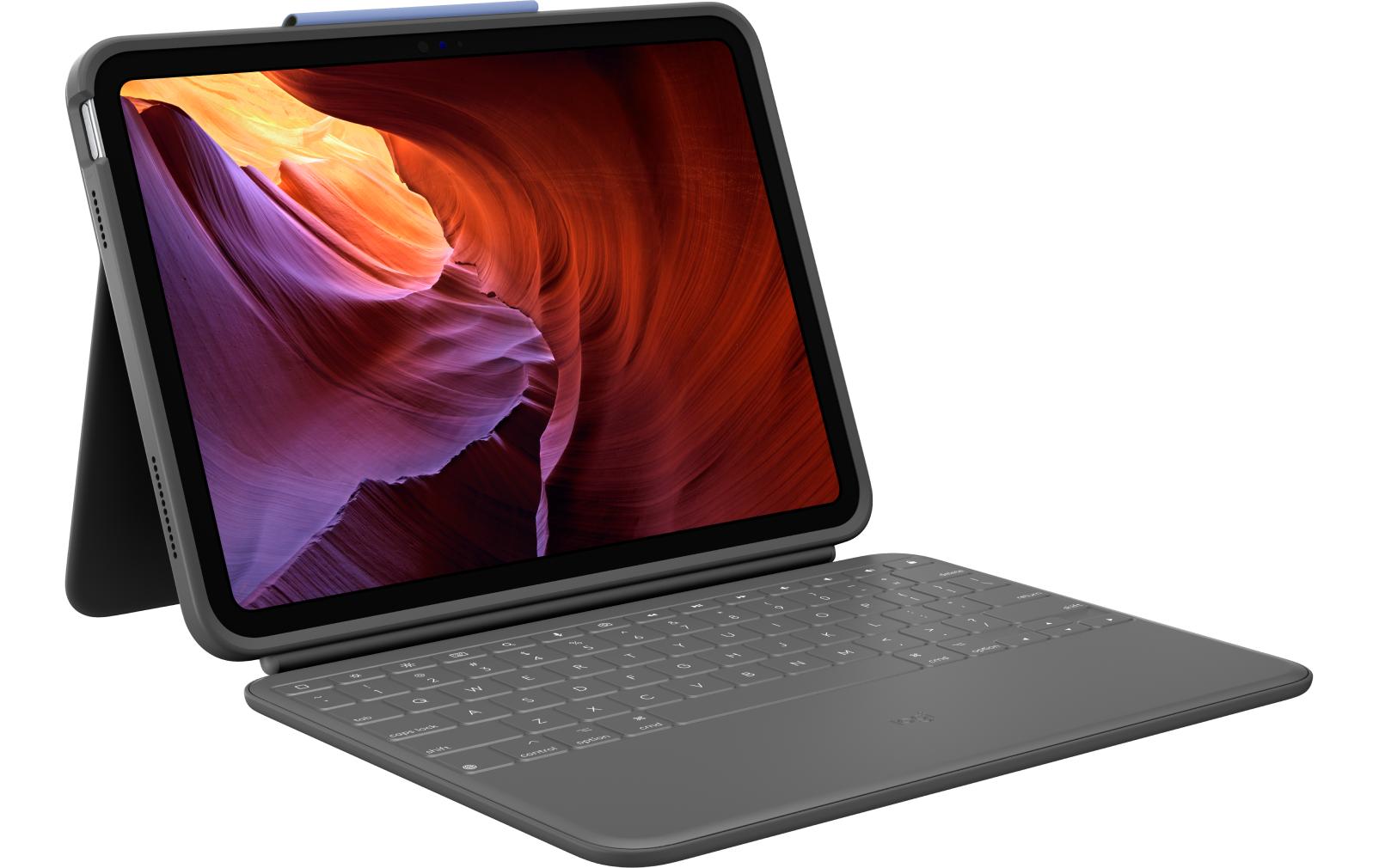 Logitech Tablet Tastatur Cover Rugged Folio iPad 10.9 (10. Gen.)