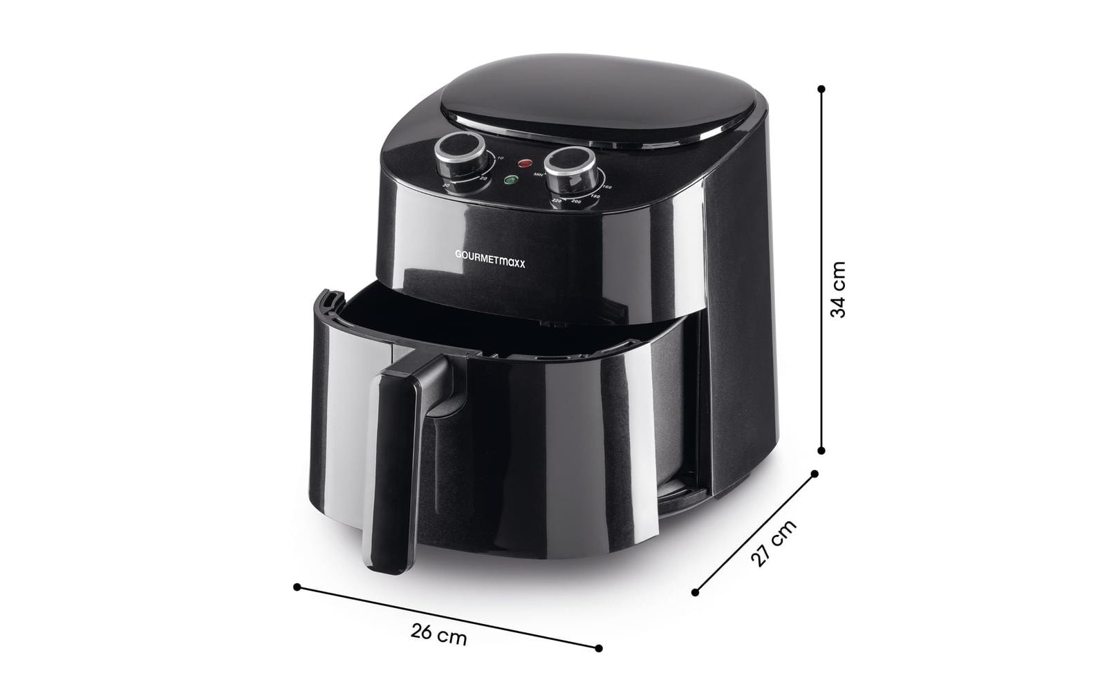 GOURMETmaxx Heissluft-Fritteuse 4.5 l