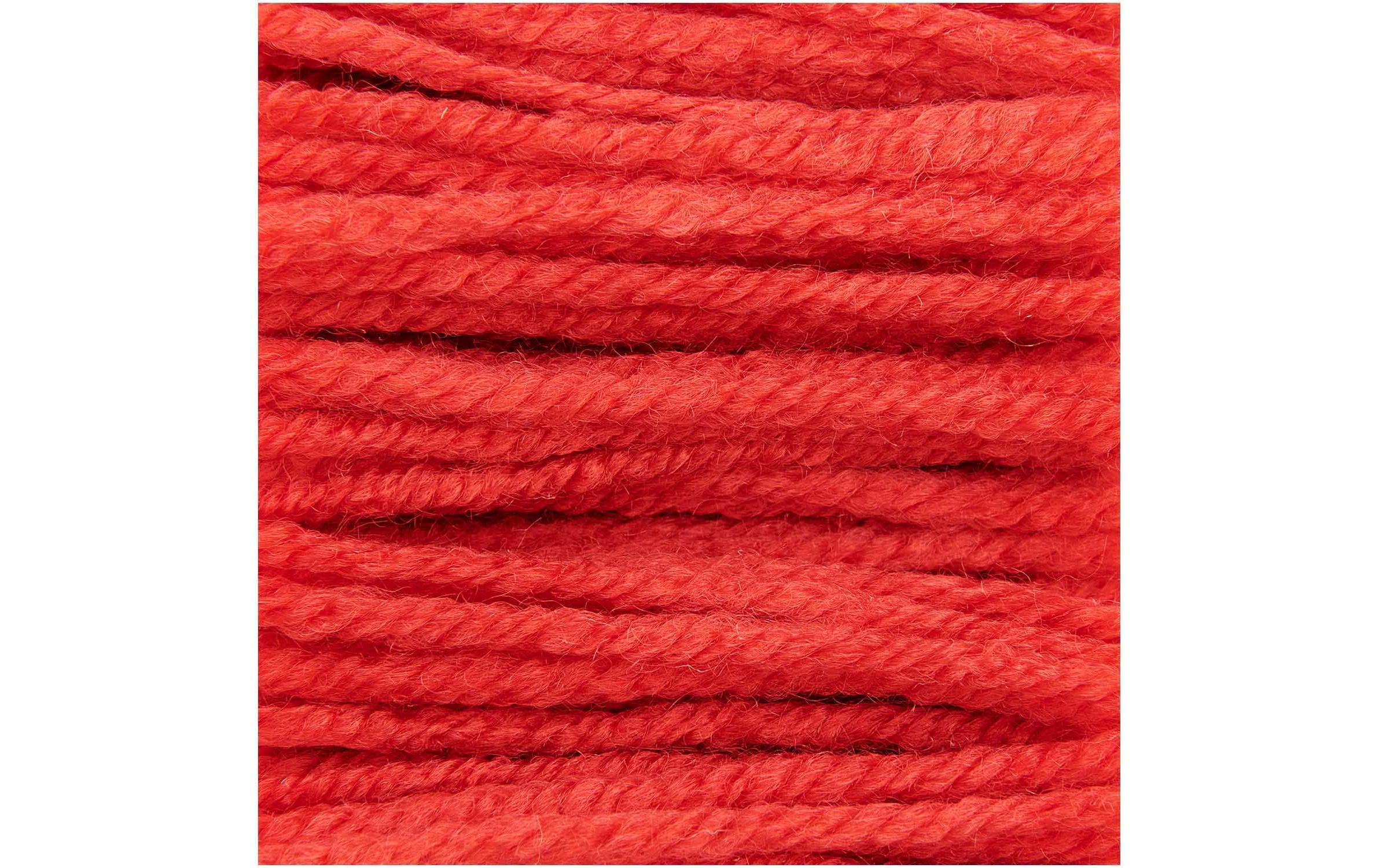 Rico Design Hooki Knüpfgarn Rot