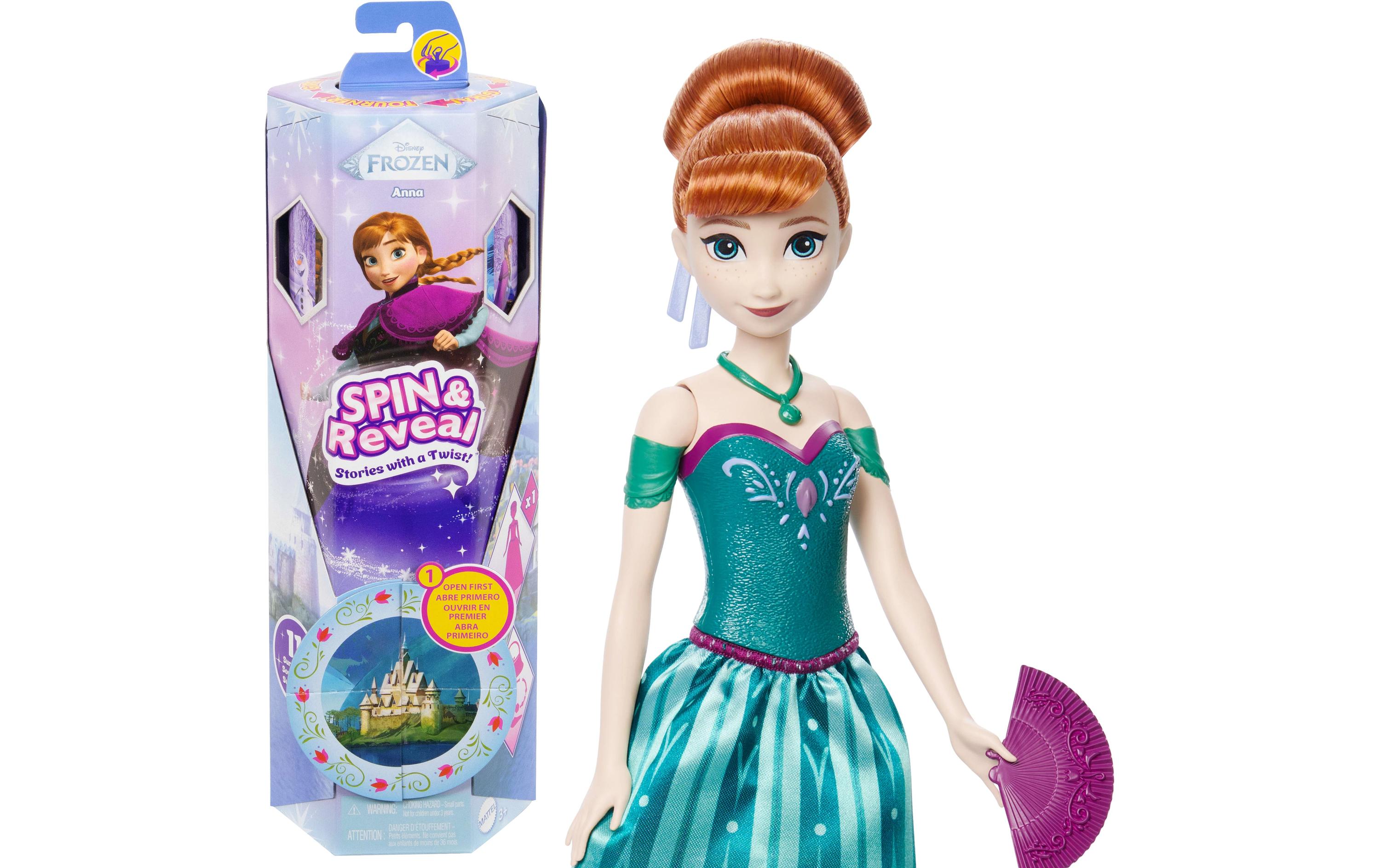 Disney Frozen Puppe Eiskönigin Spin & Reveal Anna Disney Frozen Puppe Eiskönigin Spin & Reveal Anna
