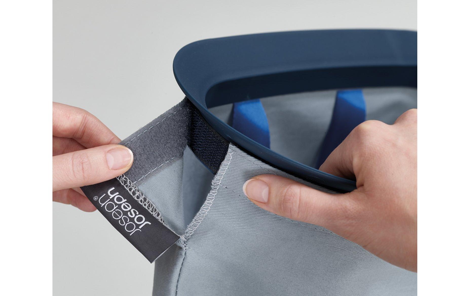 Joseph Joseph Wäschekorb Tota 60 L, 2x 30 L, Grau