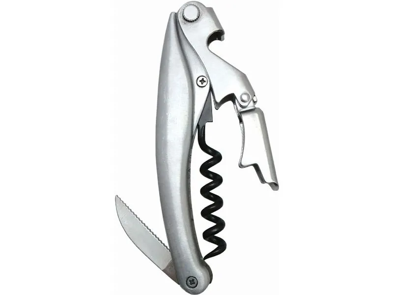 Vin Bouquet Korkenzieher Vin Bouquet Kellnerkorkenzieher Deluxe Silber
