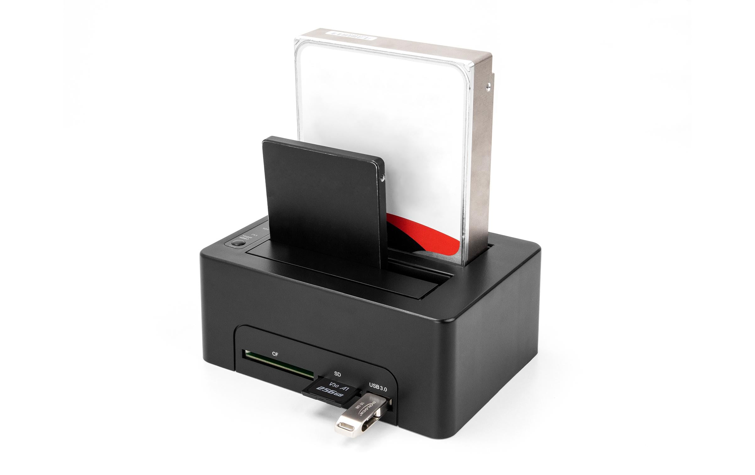 Delock Docking- und Klonstation USB-C – 2 x SATA HDD/SSD