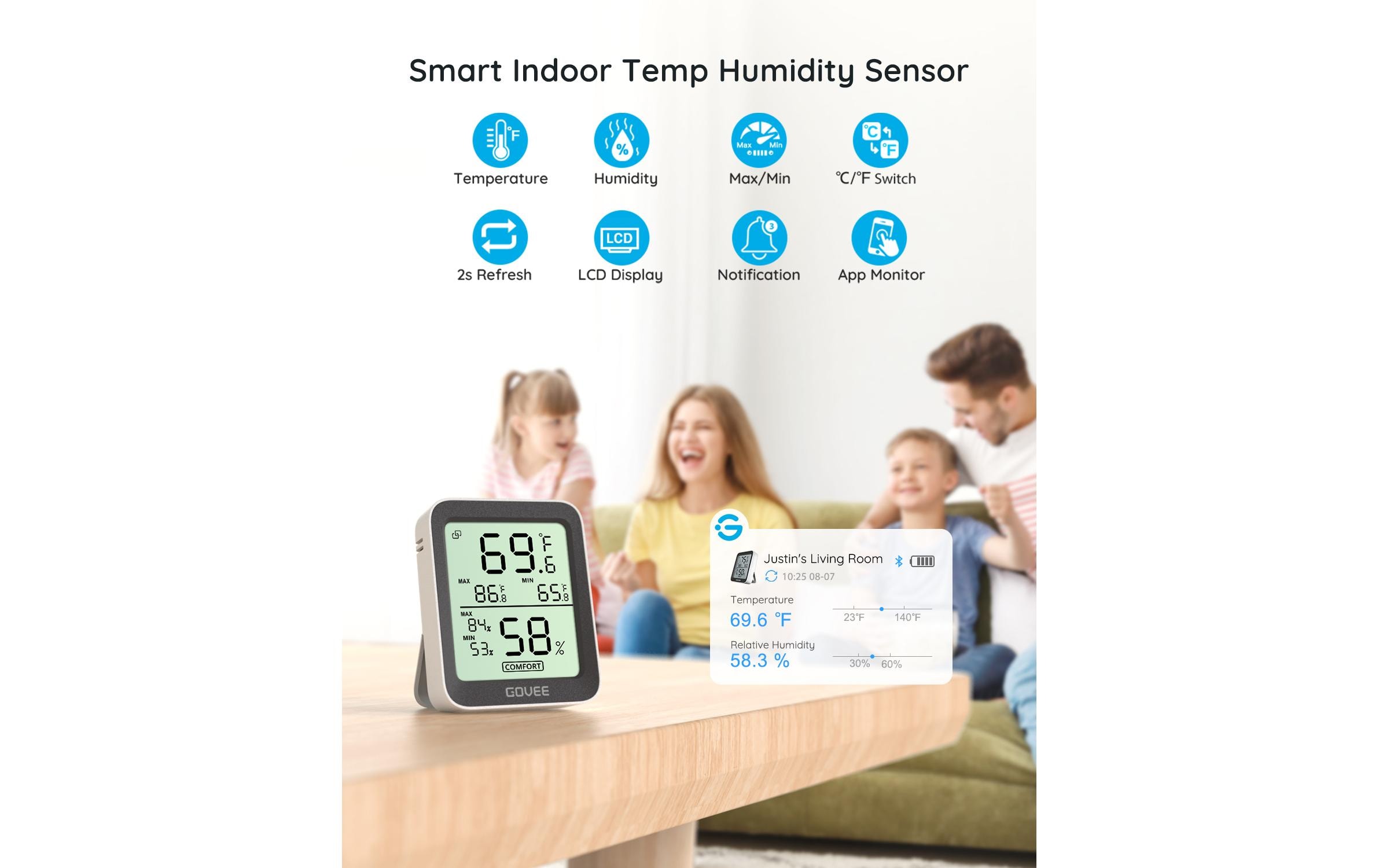 Govee Wetterstation Bluetooth Thermometer/Hygrometer