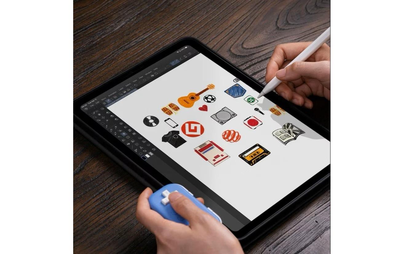 8bitdo Gamepad Micro Wireless Controller NSW2/NSW/Android Blau