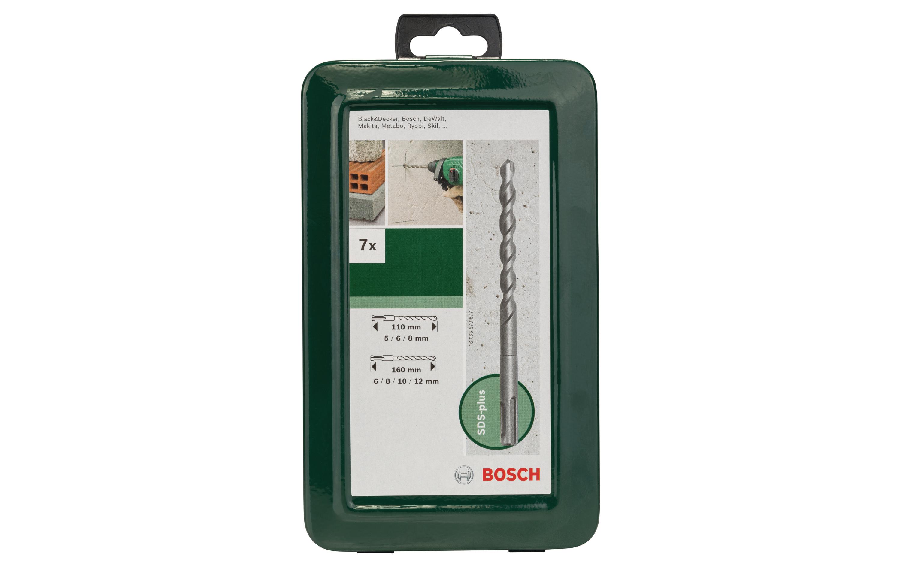Bosch Hammerbohrer-Set SDS-Plus S2 7-teilig