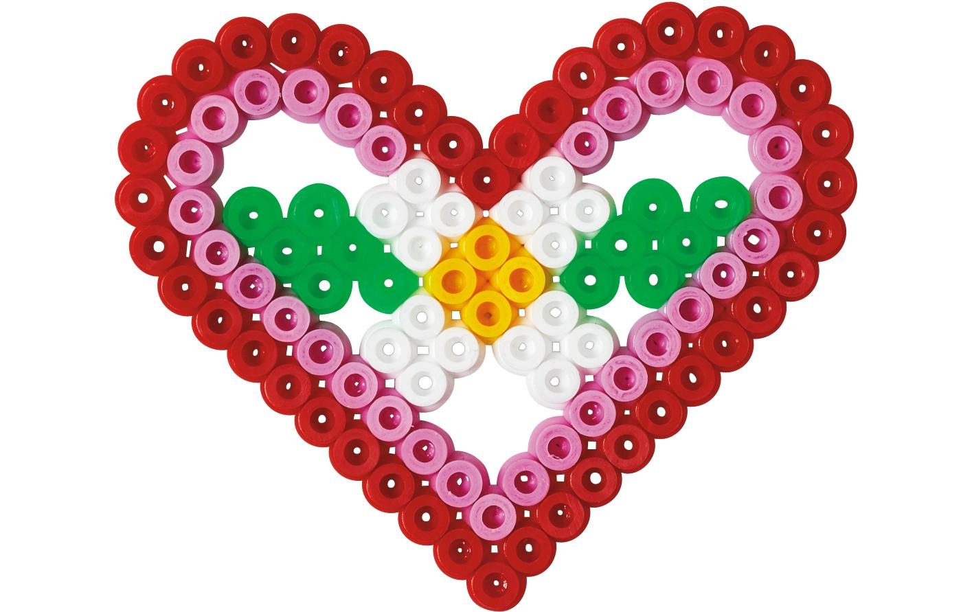 Hama Bügelperlen Platten Stern 2 Stück Weiss