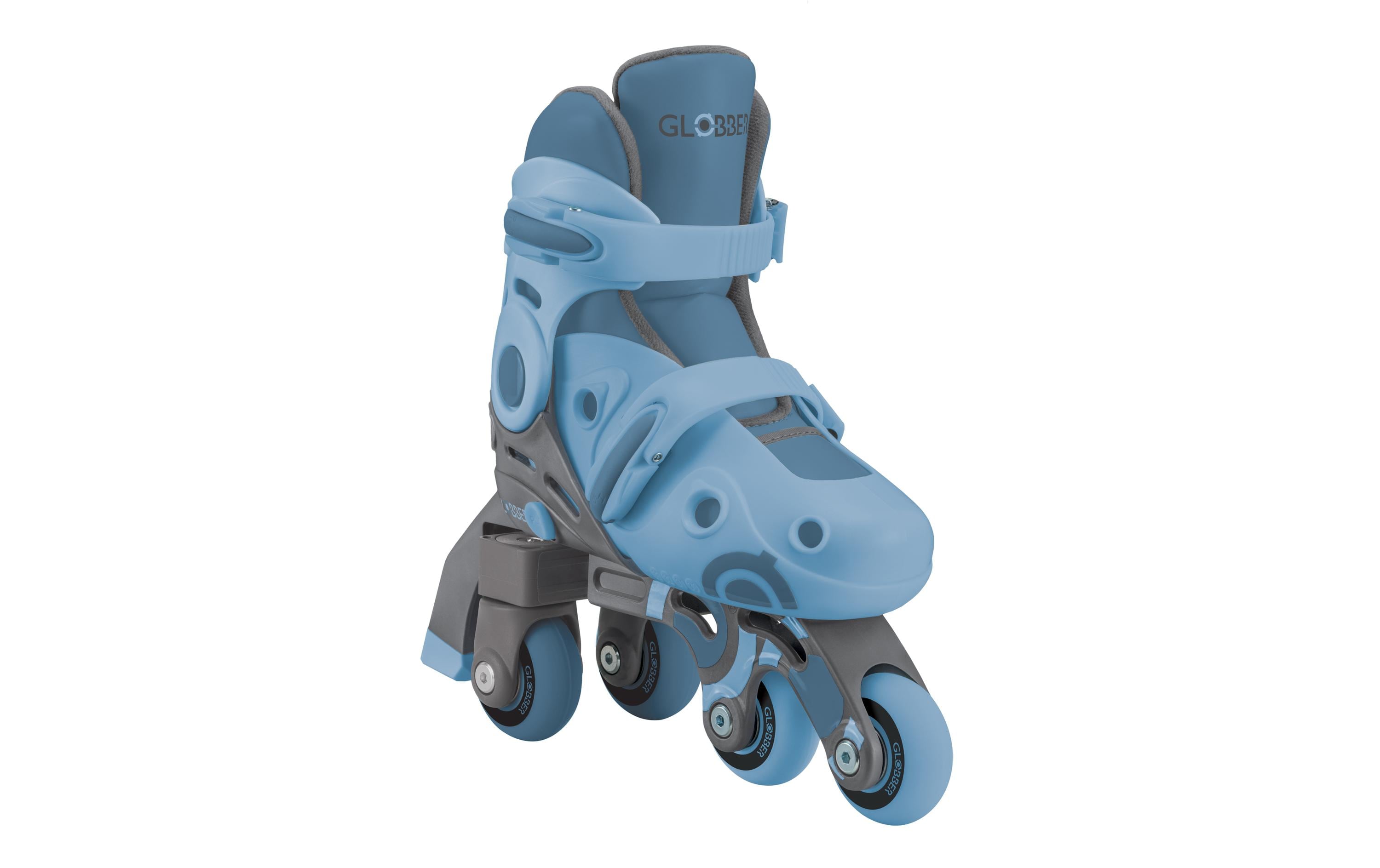 GLOBBER Inline-Skates 2 in 1 Gr. 26-29, Aschblau