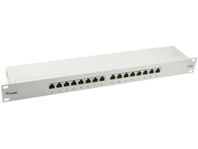 equip Patchpanel 16 Port, LSA, 1HE 19 Rack