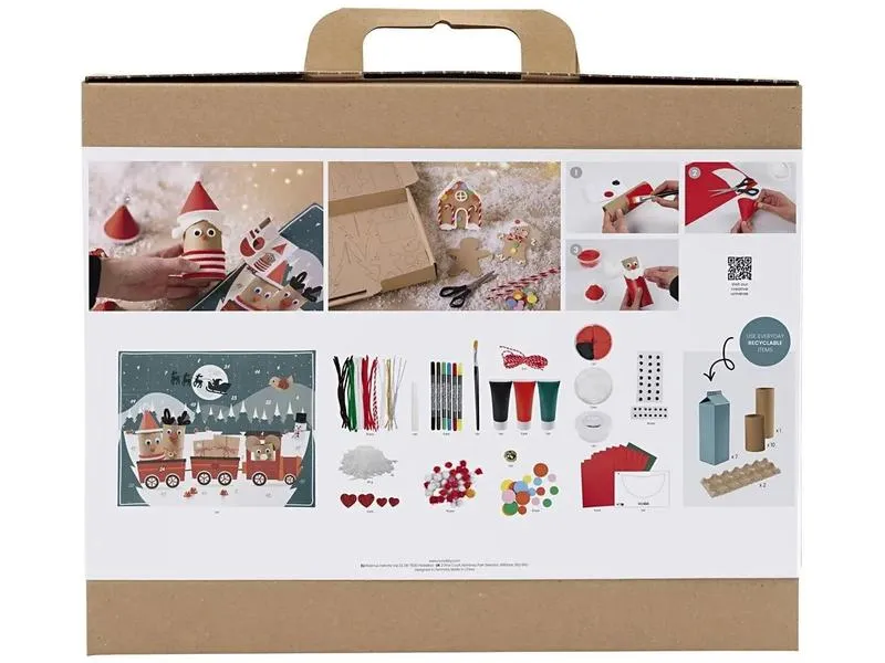 Creativ Company Adventskalender Bastelprojekte Recycling