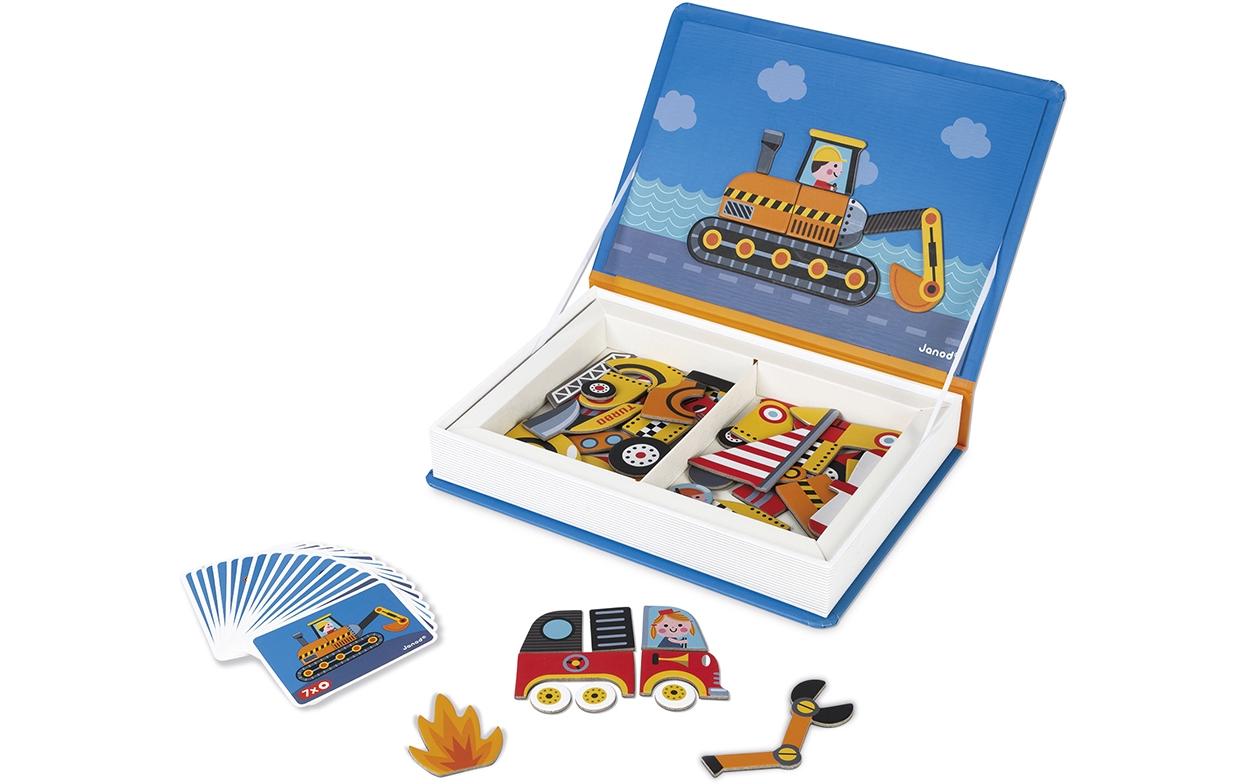 Janod Beschäftigungsspielzeug Magnetbuch Fahrzeuge Janod Beschäftigungsspielzeug Magnetbuch Fahrzeuge
