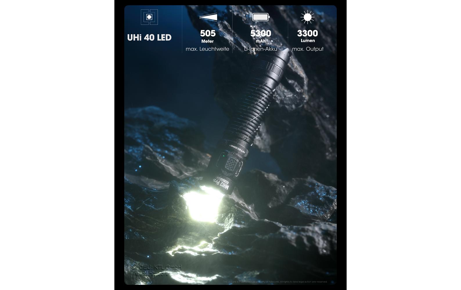 Nitecore Taschenlampe MH12 Pro 3300 lm