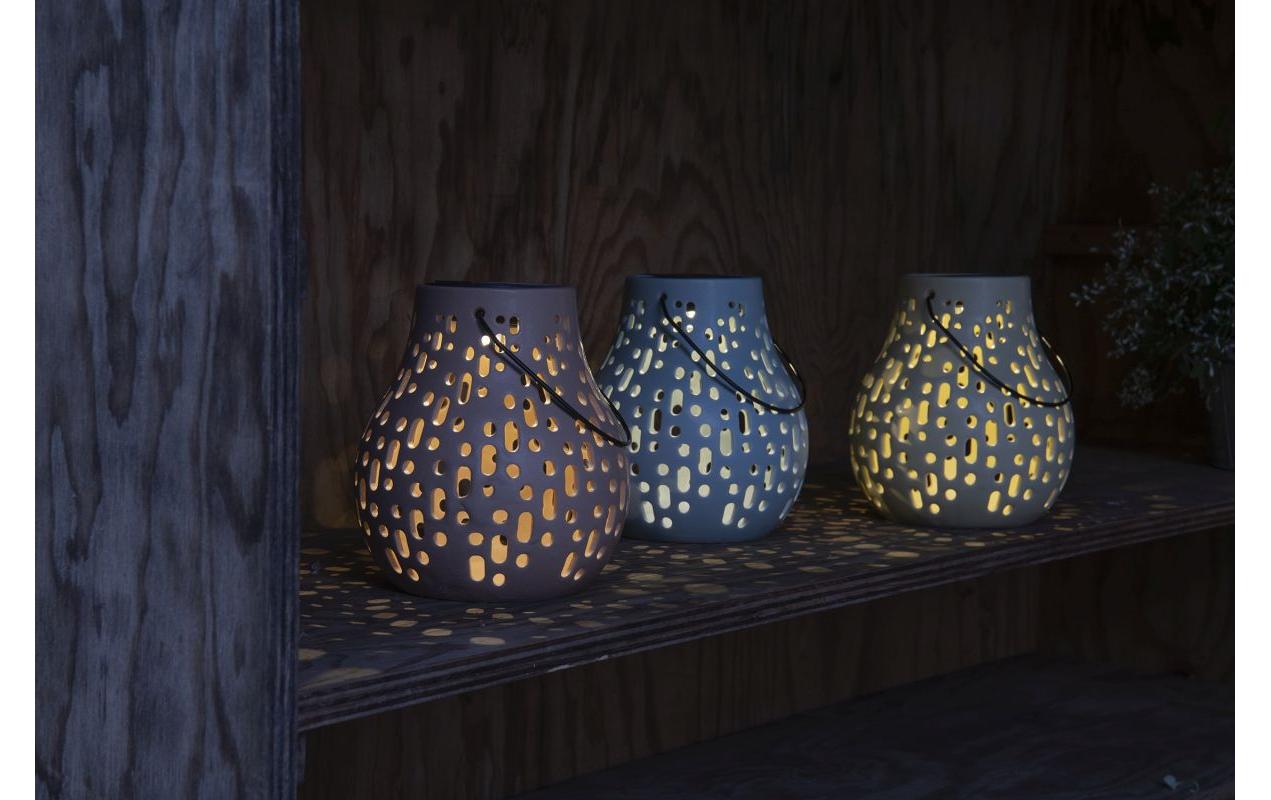 STT Solar Ceramic Lamp Mauve