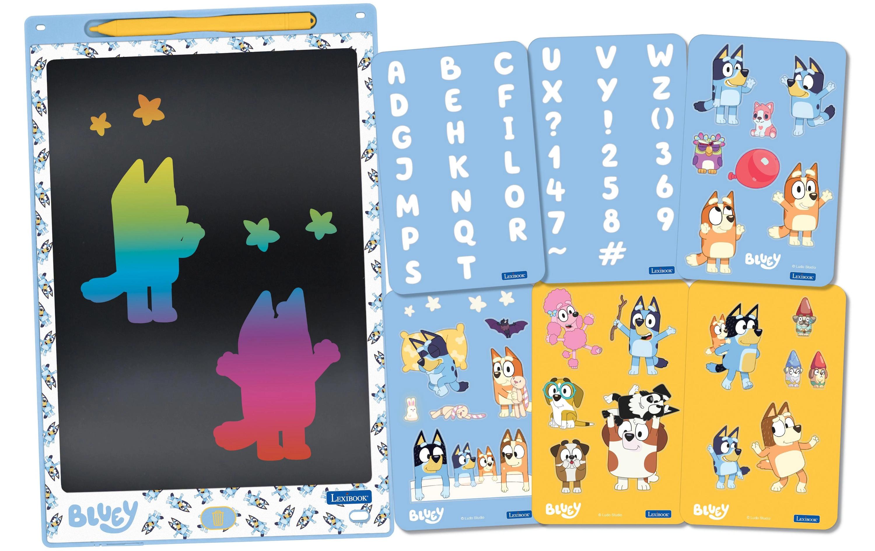 Lexibook Lern-Zeichentablett Bluey 11