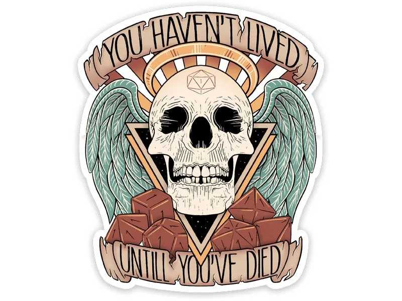 Glass Staff Character Death Sticker Mehrfarbig Glass Staff Character Death Sticker Mehrfarbig
