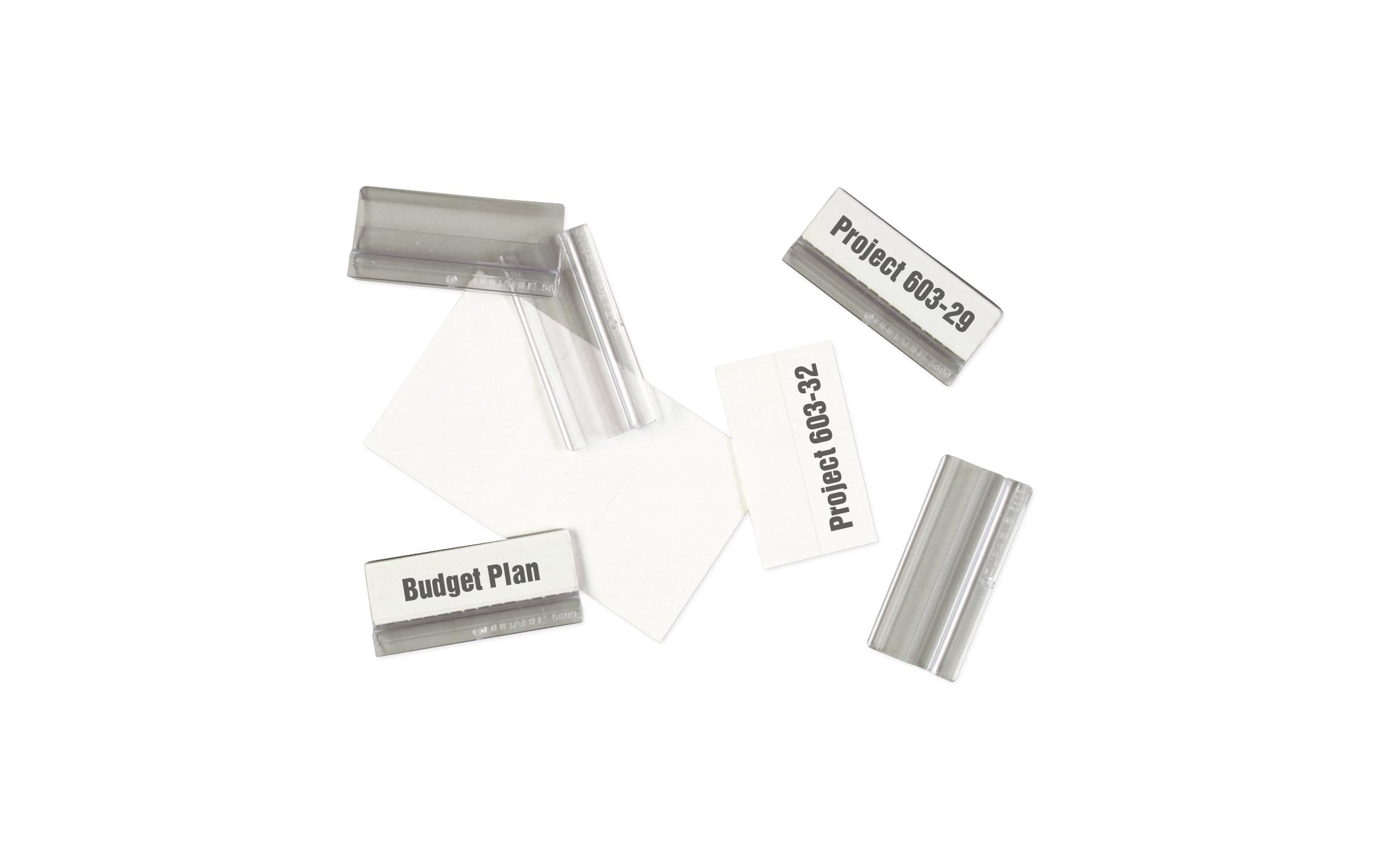 DURABLE Reiter Transparent, 10 Stück DURABLE Reiter Transparent, 10 Stück