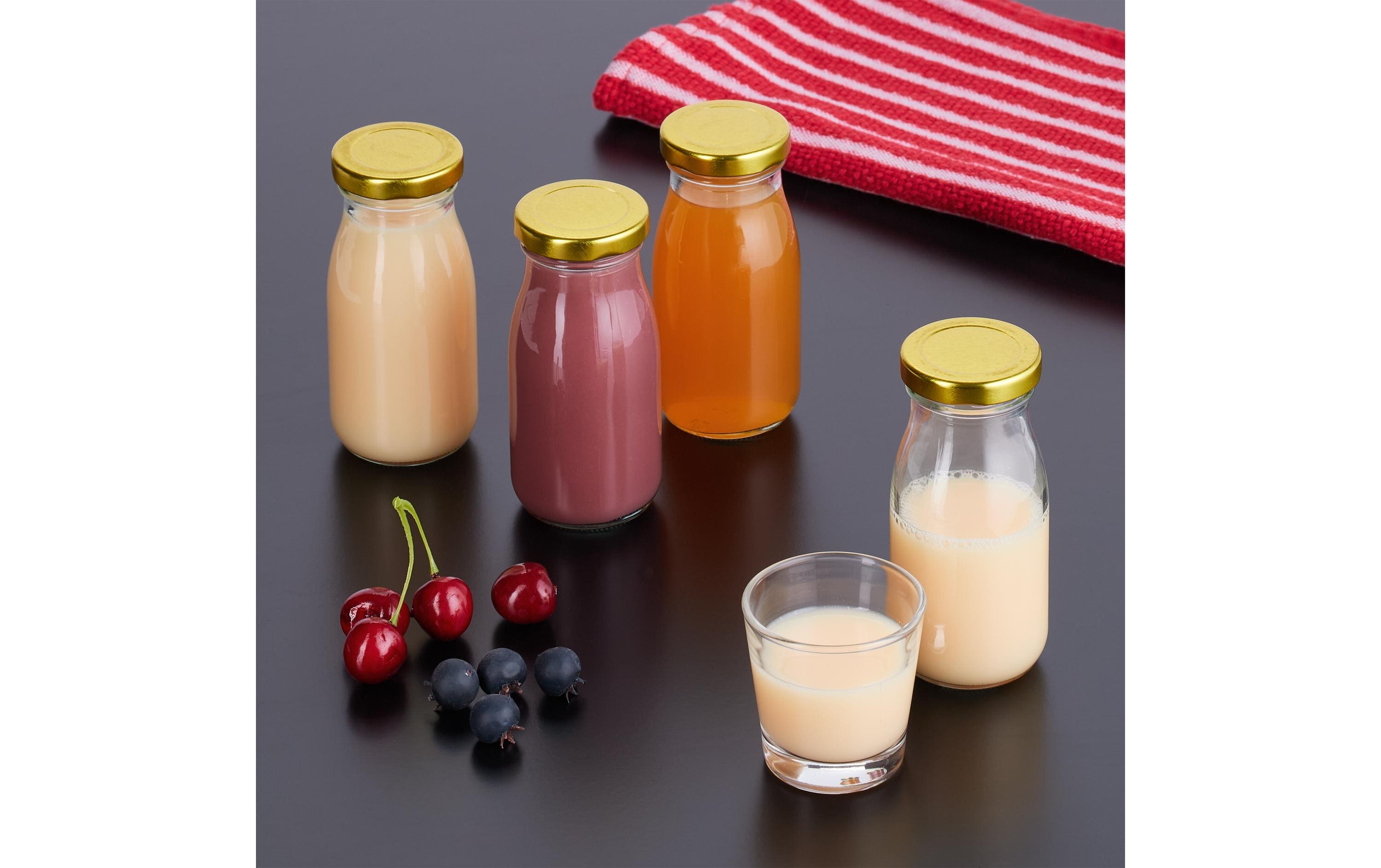 relaxdays Einmachflasche 150 ml, 24 Stück