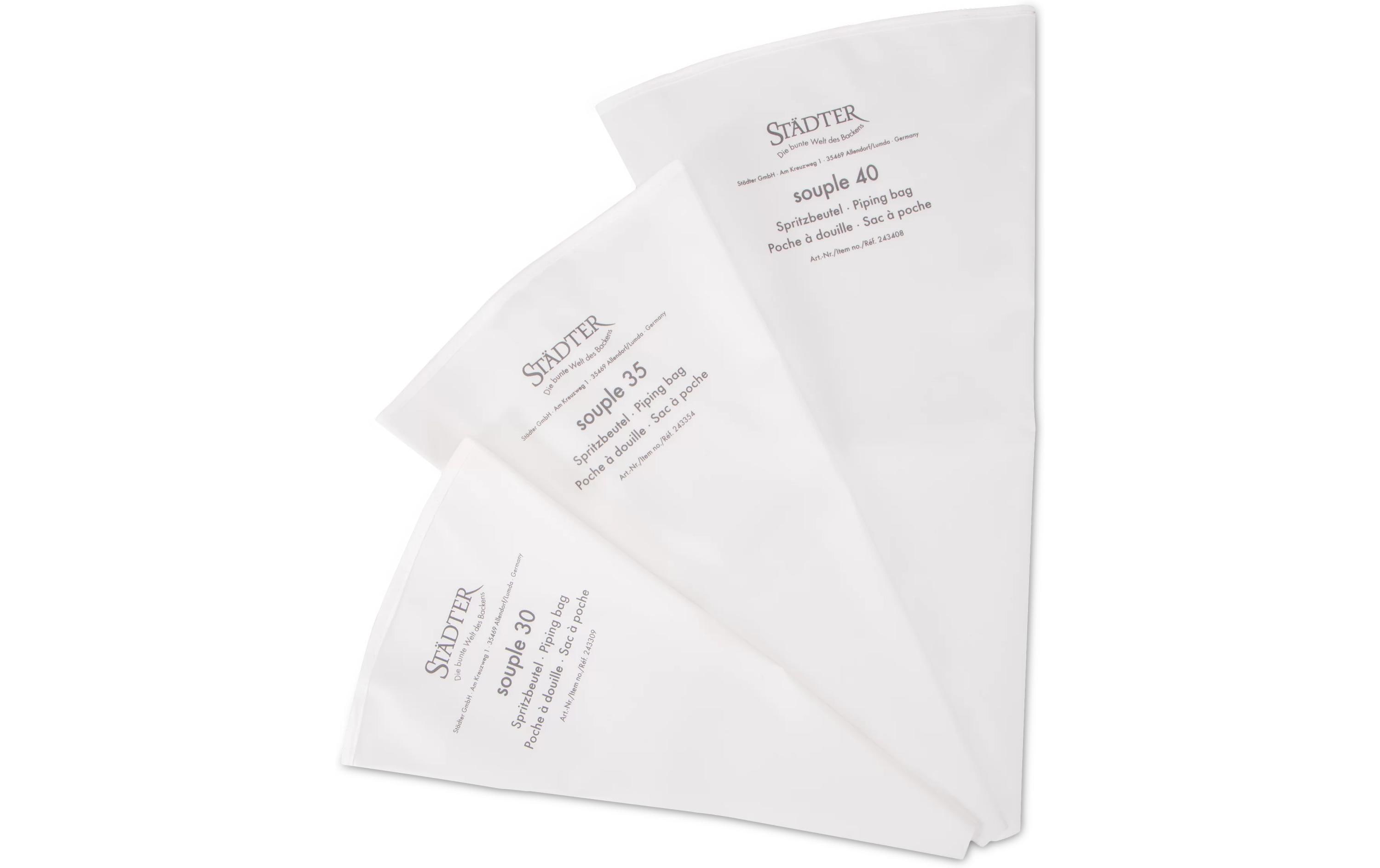 Städter Spritzbeutel Profi Souple 30 cm, Weiss