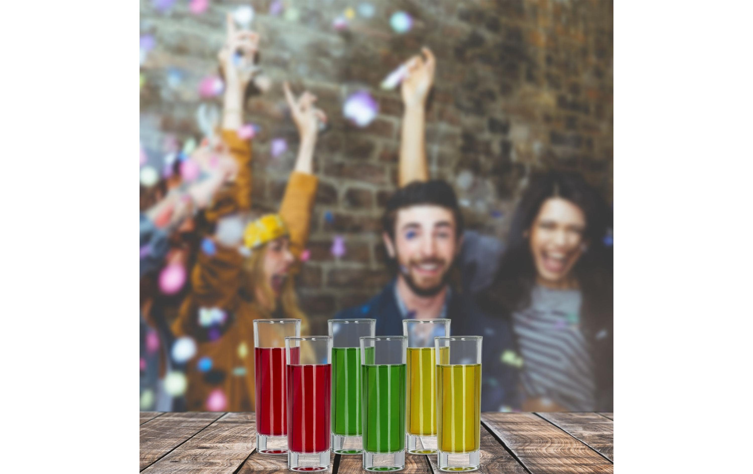 relaxdays Schnapsglas 6 Stück, 60 ml