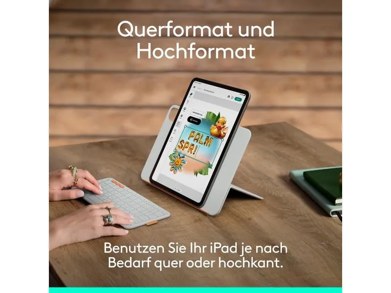 Logitech Tablet Tastatur Cover Flip Folio iPad Pro & Air13 Logitech Tablet Tastatur Cover Flip Folio iPad Pro & Air13