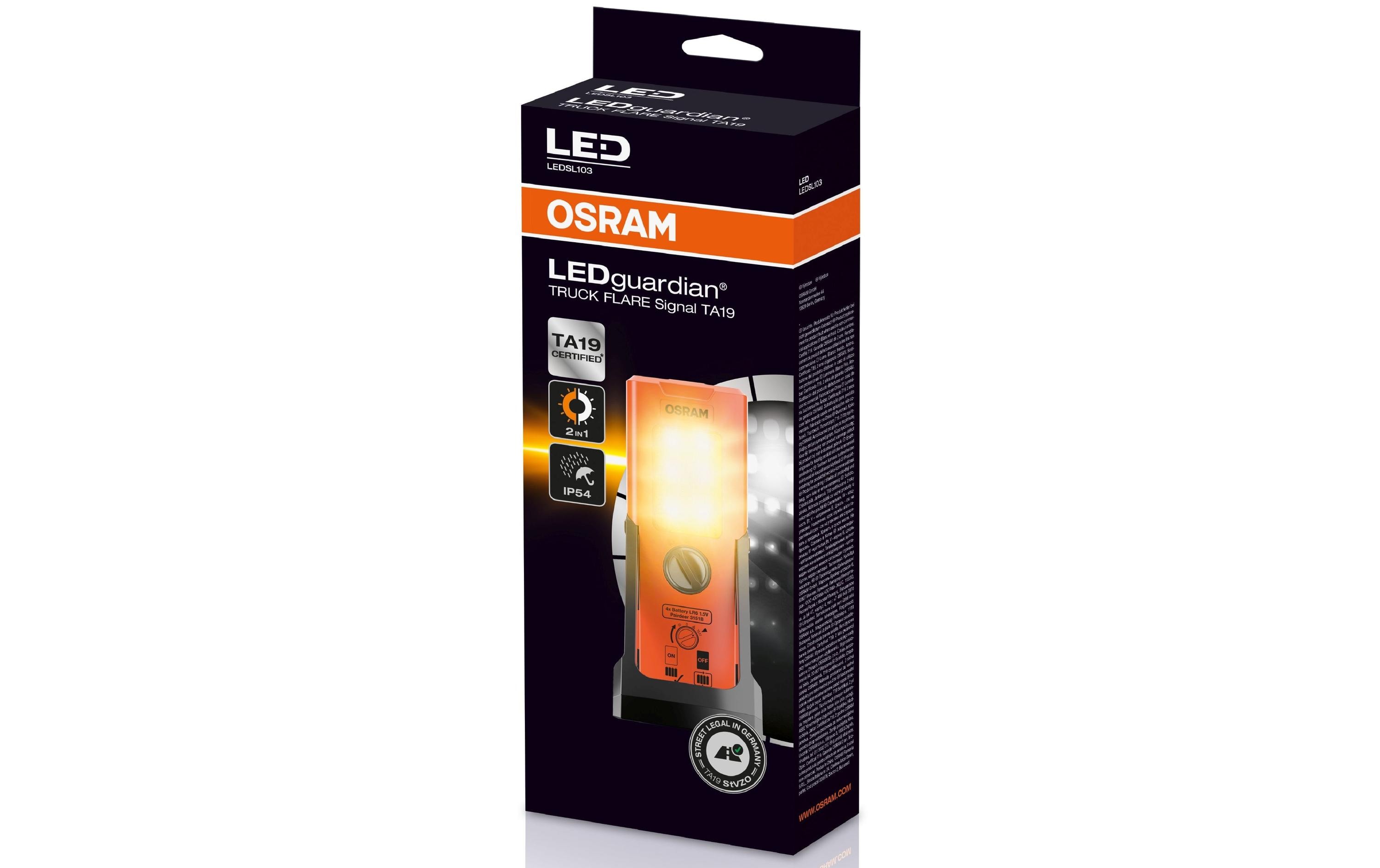 OSRAM LEDguardian Truck TA19 LED Warnlicht LKW/PKW OSRAM LEDguardian Truck TA19 LED Warnlicht LKW/PKW