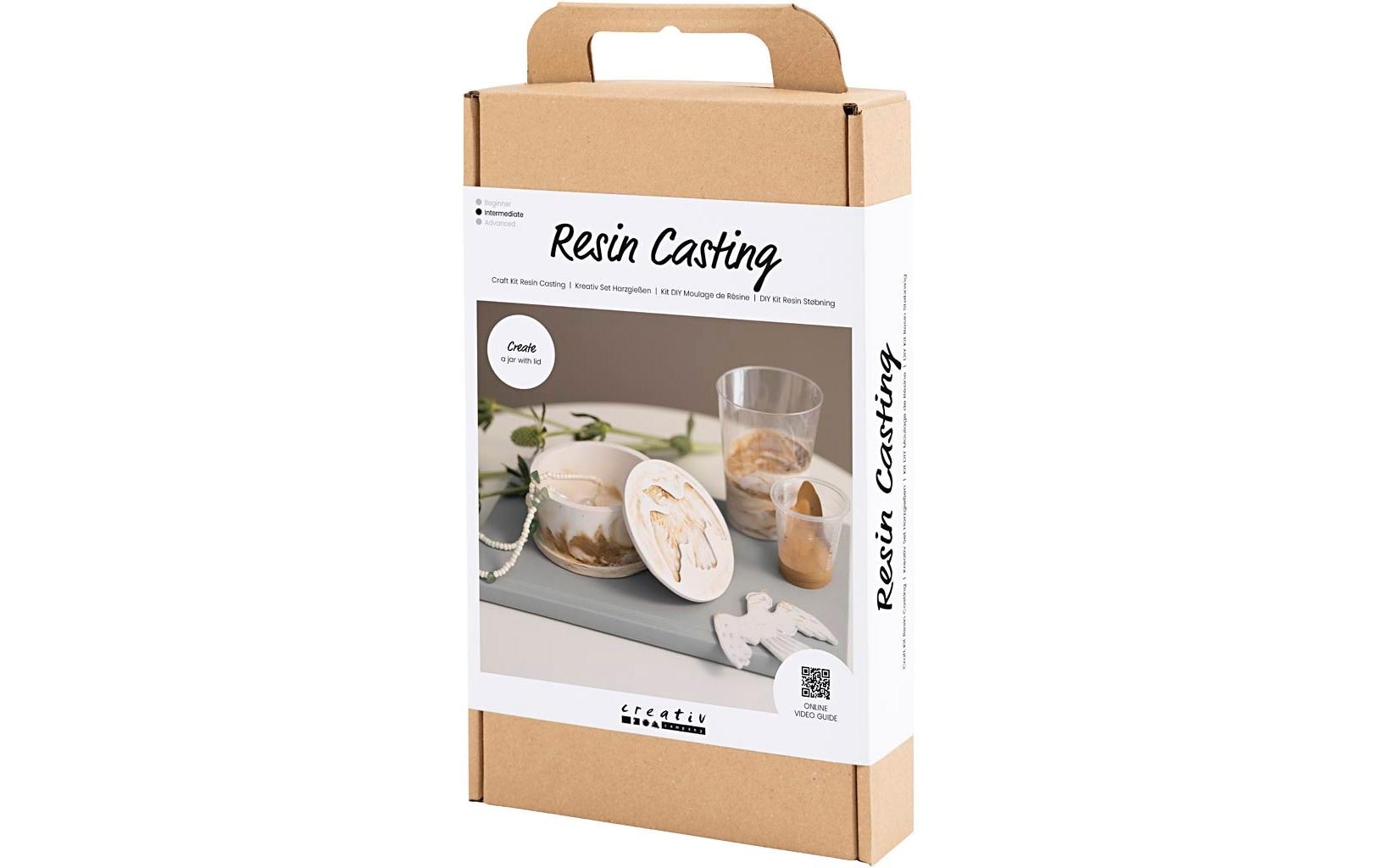 Creativ Company Giessharz mit Vorratsdose Beige