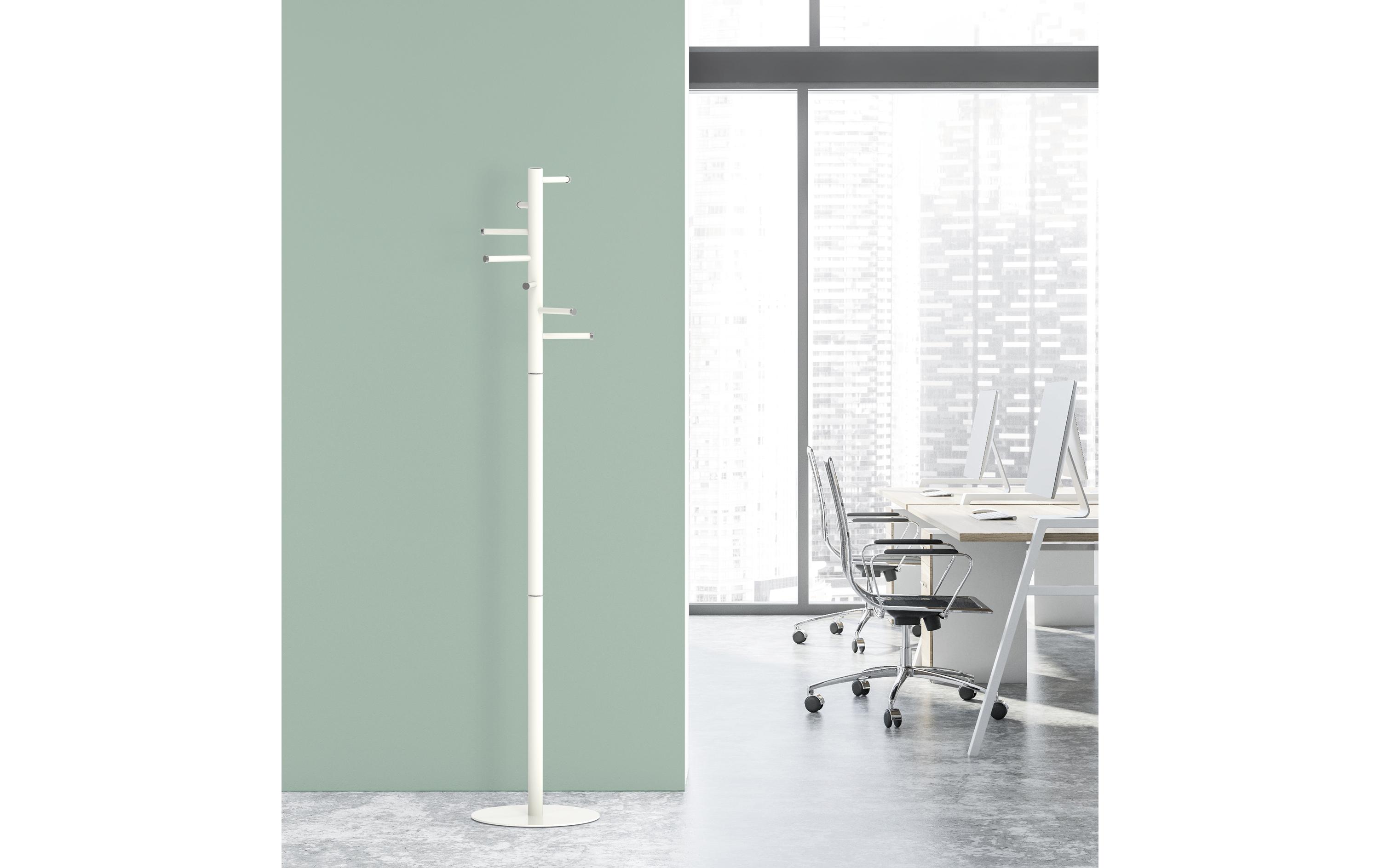 Maul Garderobenständer Caurus 177 cm, Weiss