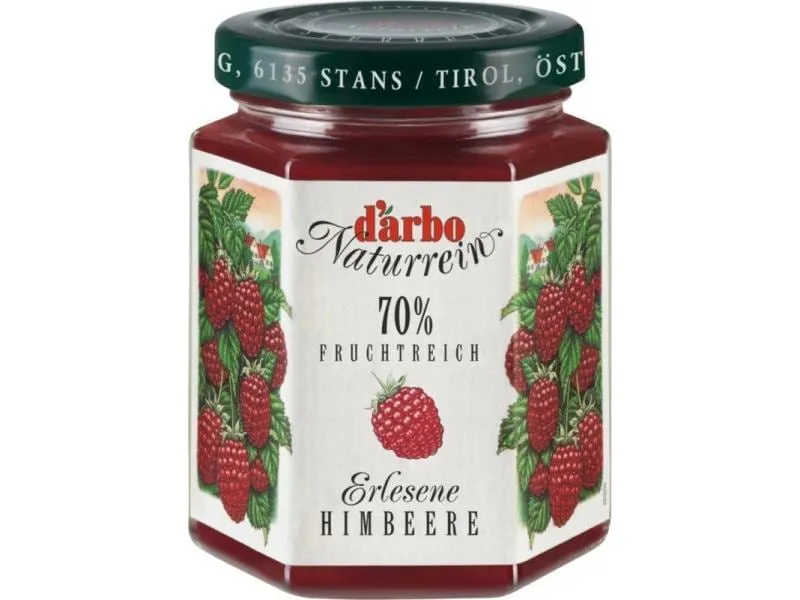 D'arbo Fruchtaufstrich Erlesene Himbeere 200 g
