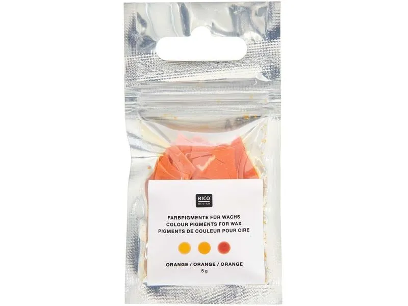 Rico Design Wachsfarben Kerzenfarbe 5 g, Orange Rico Design Wachsfarben Kerzenfarbe 5 g, Orange