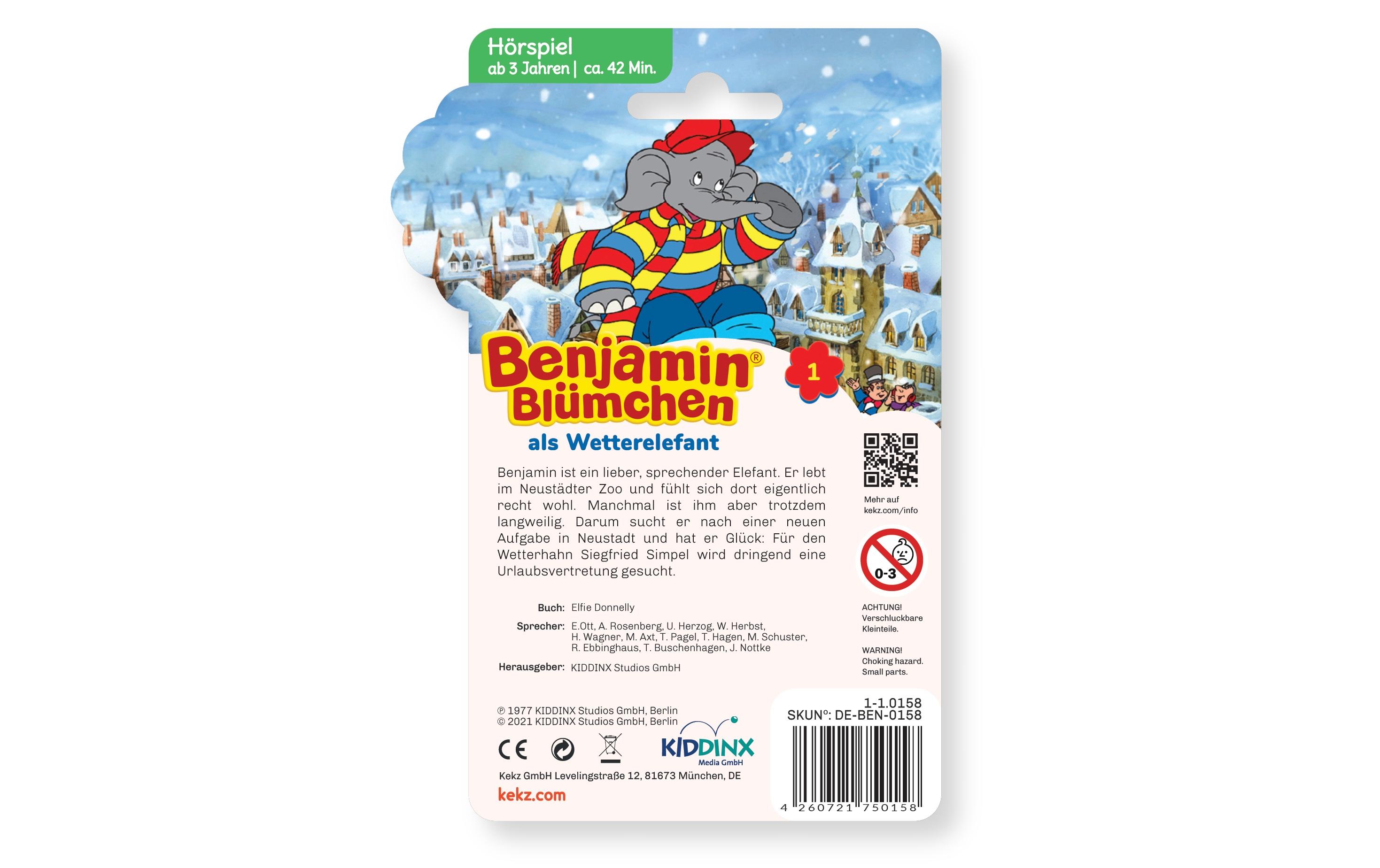 Kekz Audiochip Benjamin Blümchen: Als Wetterelefant Kekz Audiochip Benjamin Blümchen: Als Wetterelefant