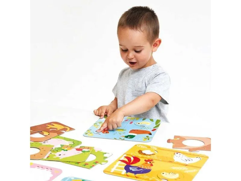 Banana Panda Puzzle Match the Farm Animals Banana Panda Puzzle Match the Farm Animals