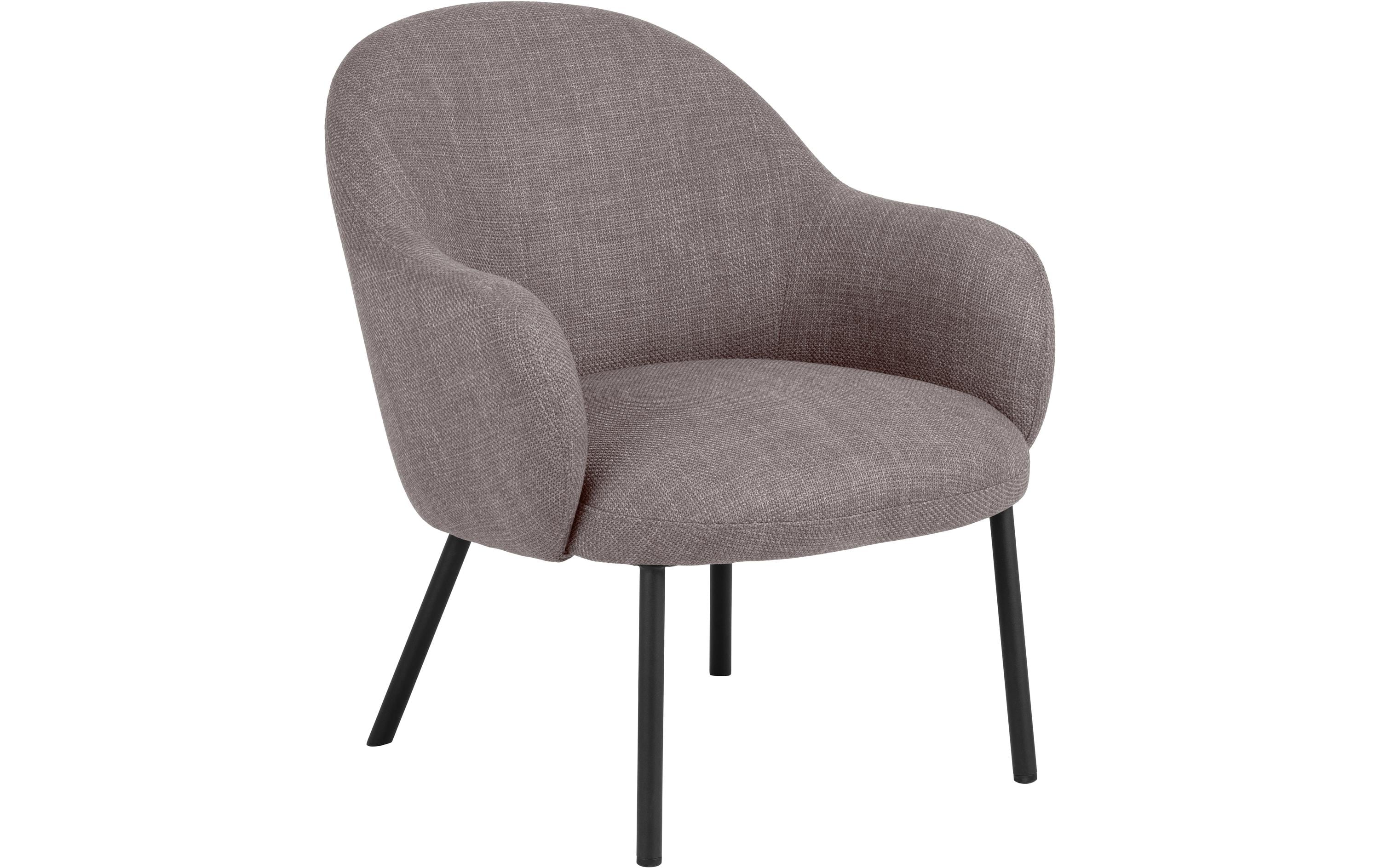 AC Design Sessel Spencer Polyurethan (PU)/Stahl, Hellgrau/Braun