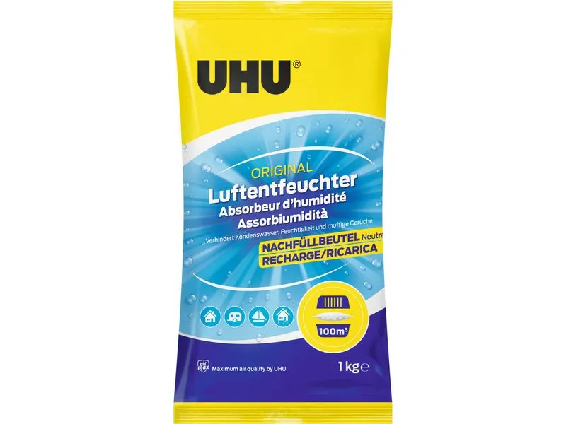 UHU Entfeuchter Original Nachfüllbeutel 1000 g UHU Entfeuchter Original Nachfüllbeutel 1000 g