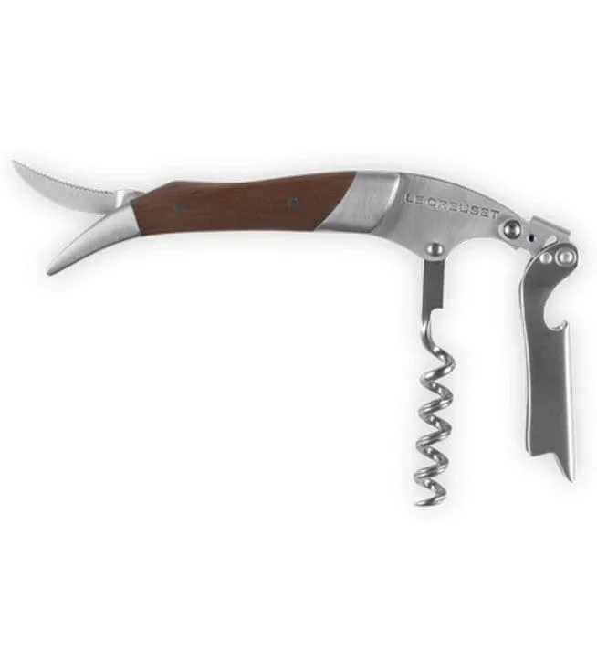 Le Creuset Kellnermesser Premium Walnuss