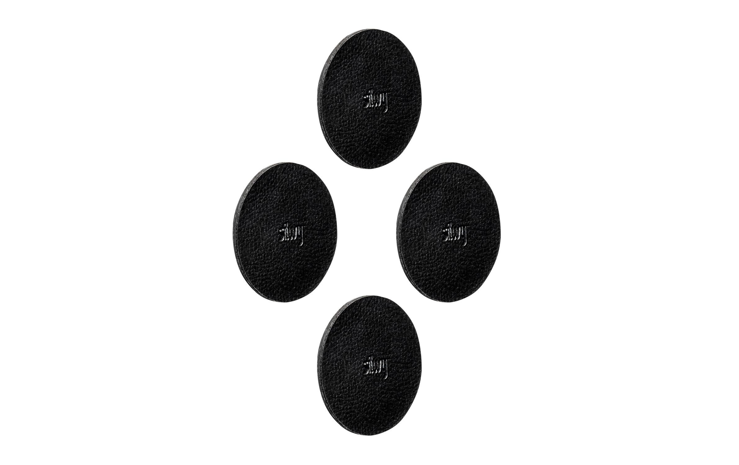 Silwy Haken Metall-Nano-Gel-Pads, 4er-Set, Schwarz 5 cm Silwy Haken Metall-Nano-Gel-Pads, 4er-Set, Schwarz 5 cm