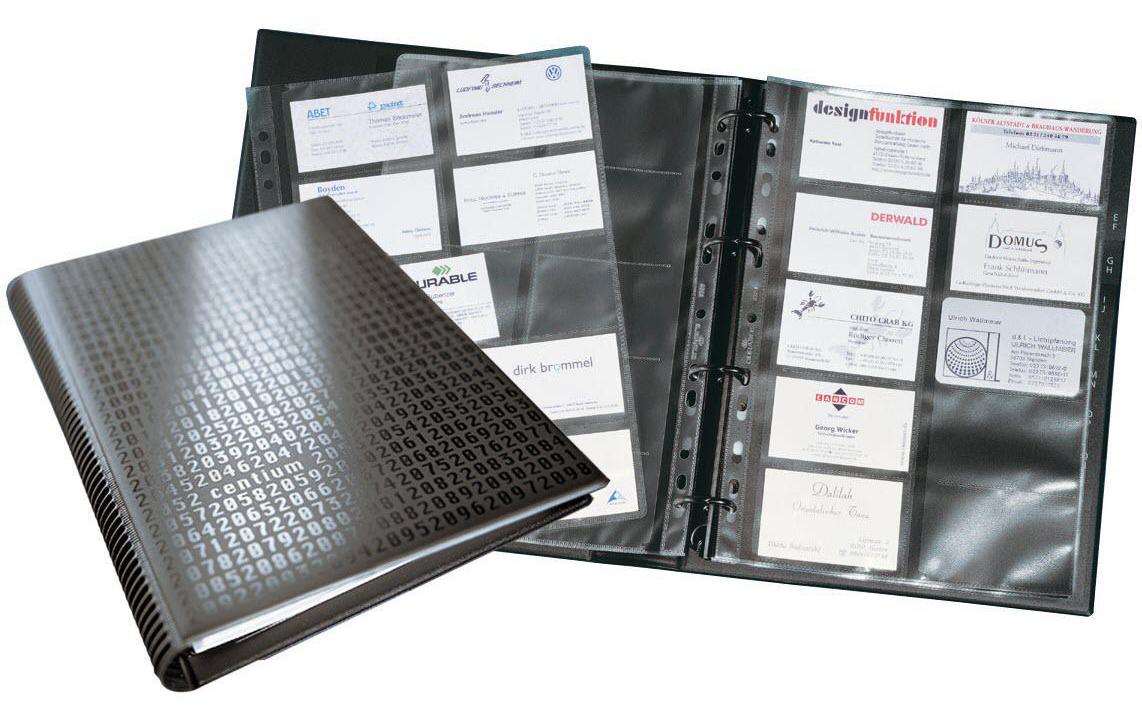 DURABLE Visitenkartenbuch Centium A4