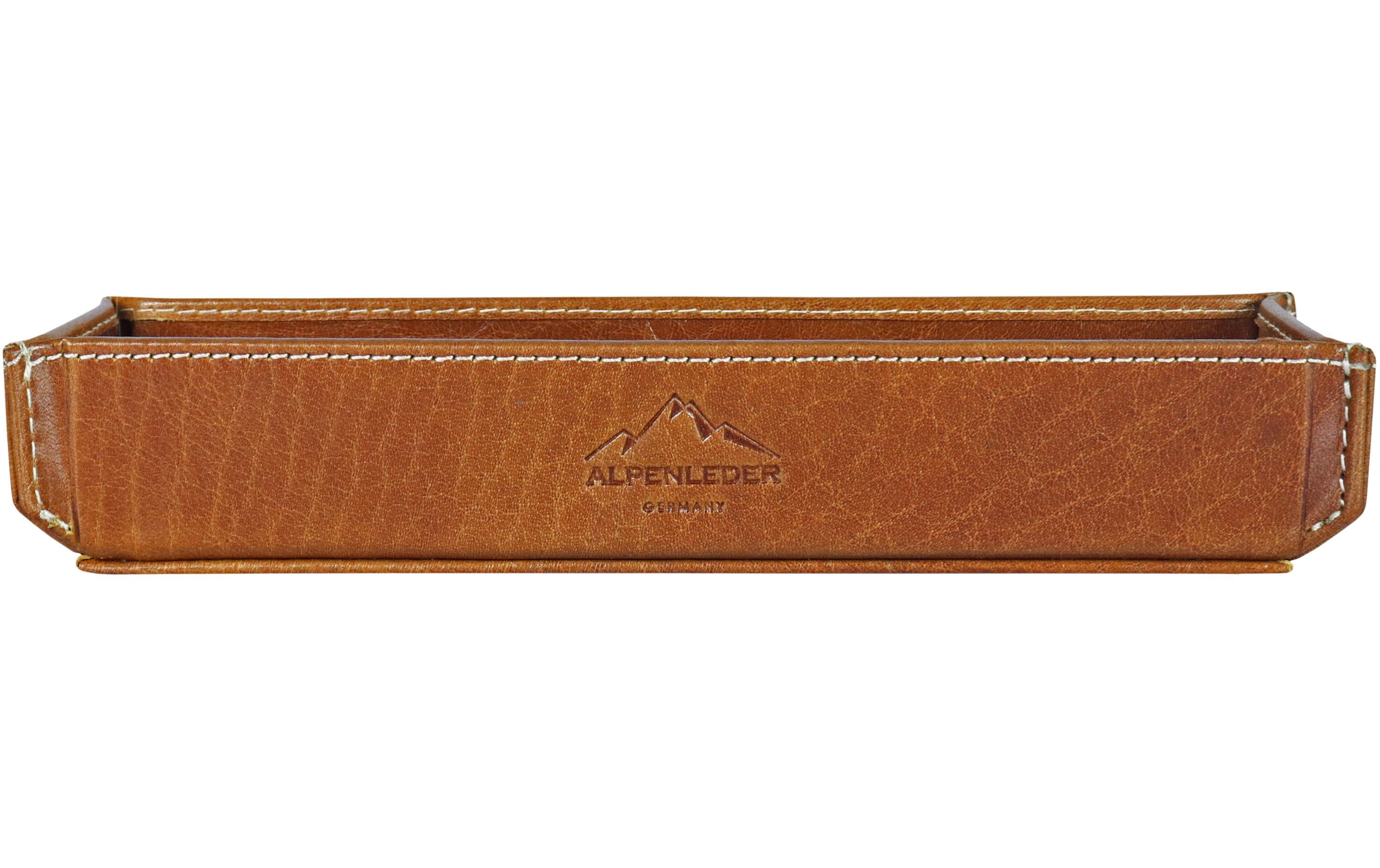Alpenleder Stiftehalter Zenta Braun Alpenleder Stiftehalter Zenta Braun