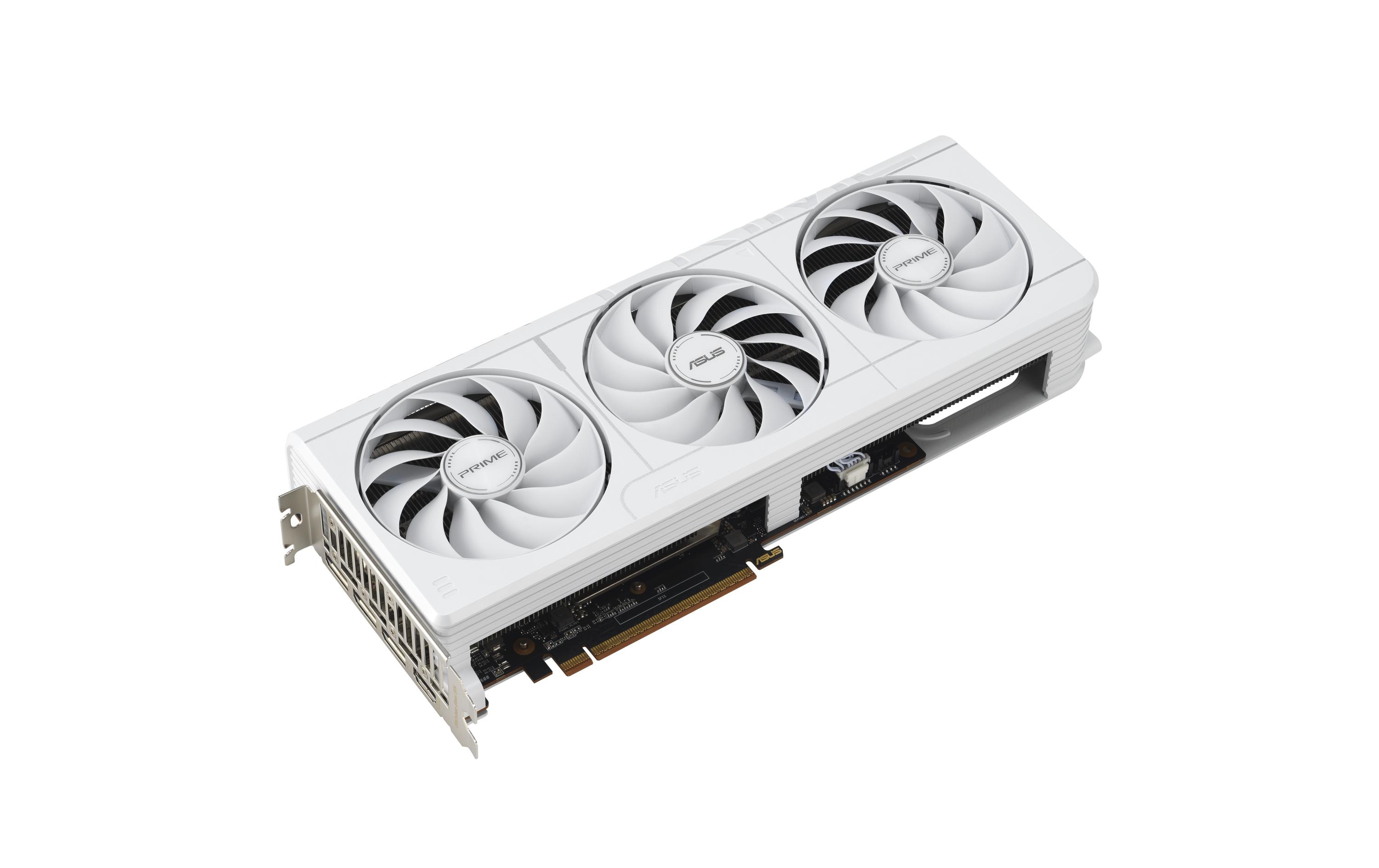 ASUS Grafikkarte Prime Radeon RX 9070 XT OC Edition 16GB Weiss
