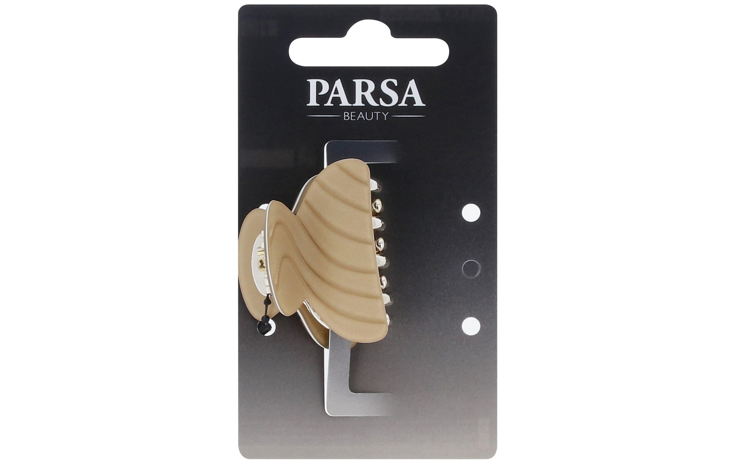 Parsa Beauty Haarklemme gemustert Beige 1 Stück