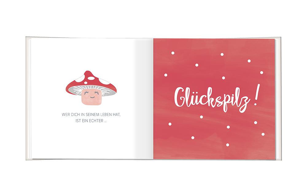 Grafik Werkstatt Minibuch Dankeschön