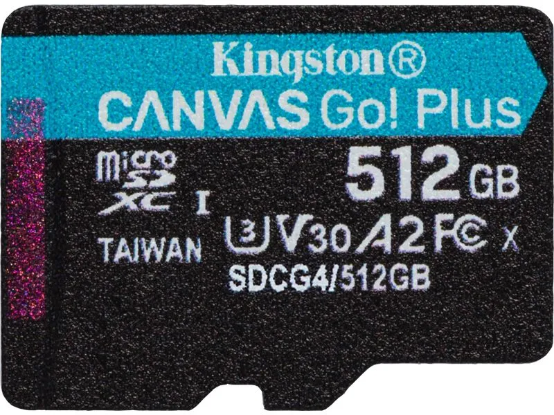 Kingston microSDXC-Karte Canvas Go! Plus 512 GB