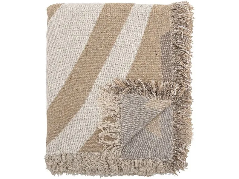 Bloomingville Decke Orinoco 130 x 160 cm, Braun
