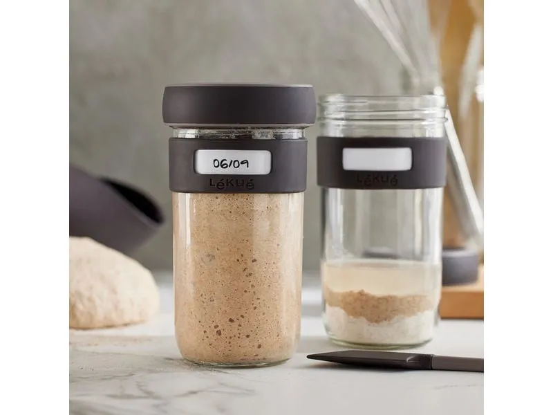 Lékué Sauerteigglas 0.7 l, Glas, 2 Stück