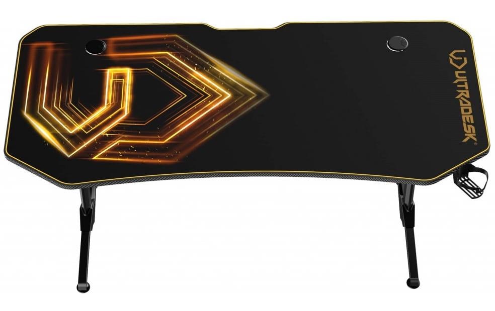 Ultradesk Gaming Tisch Frag XXL Gold