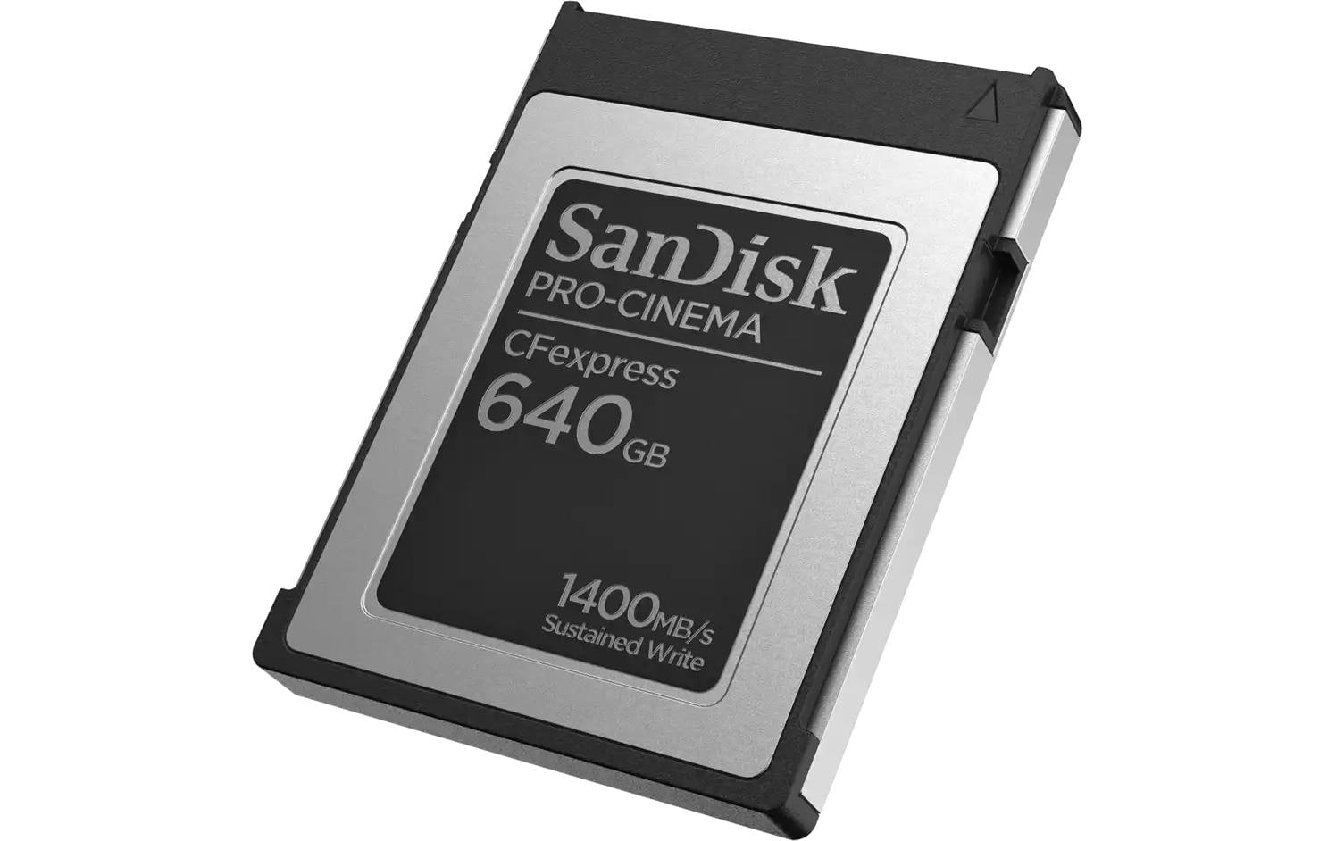 SanDisk CFexpress-Karte PRO Cinema Type B 640 GB