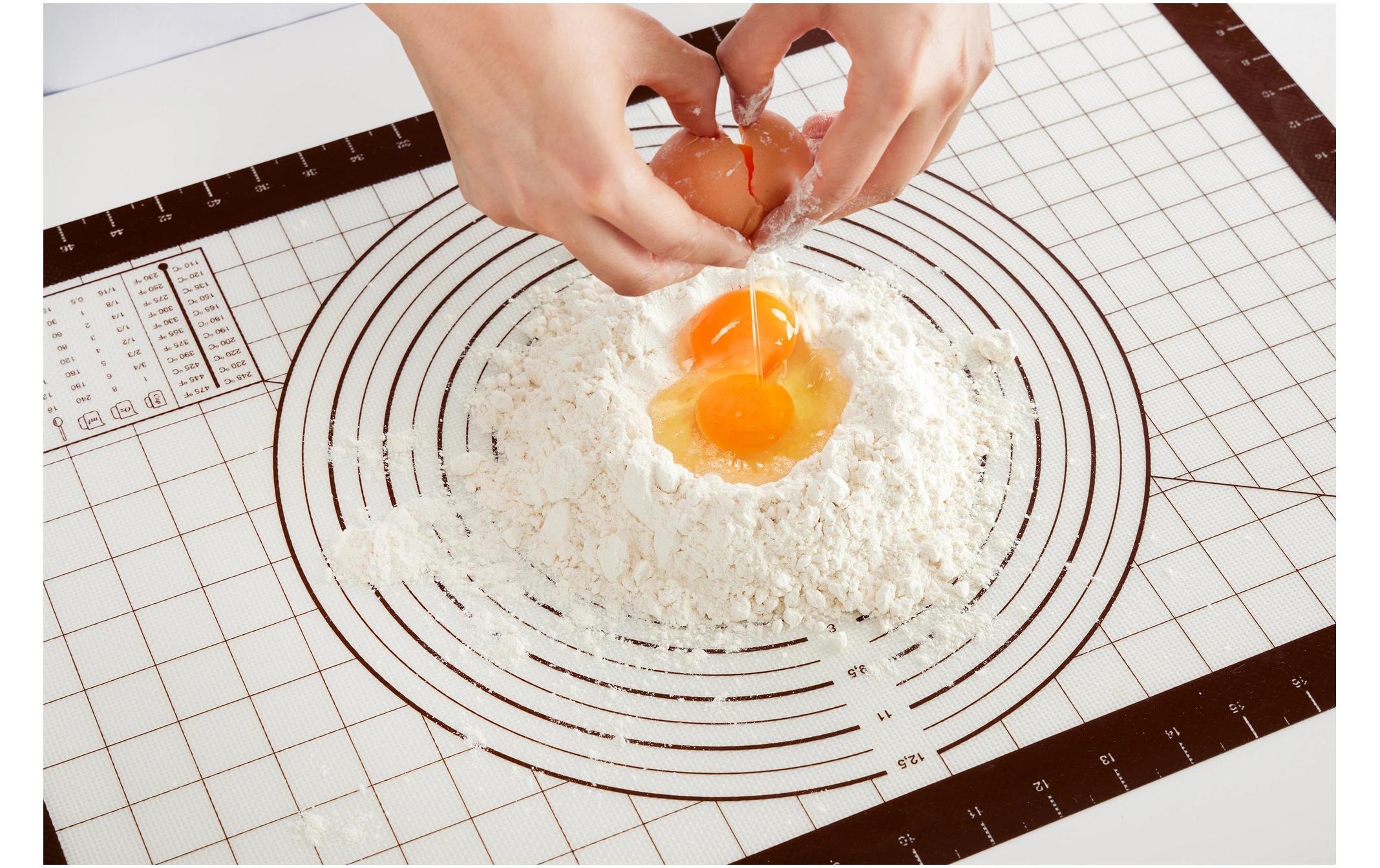 Lékué Backmatte mit Massangaben, Silikon, 60 x 40 cm