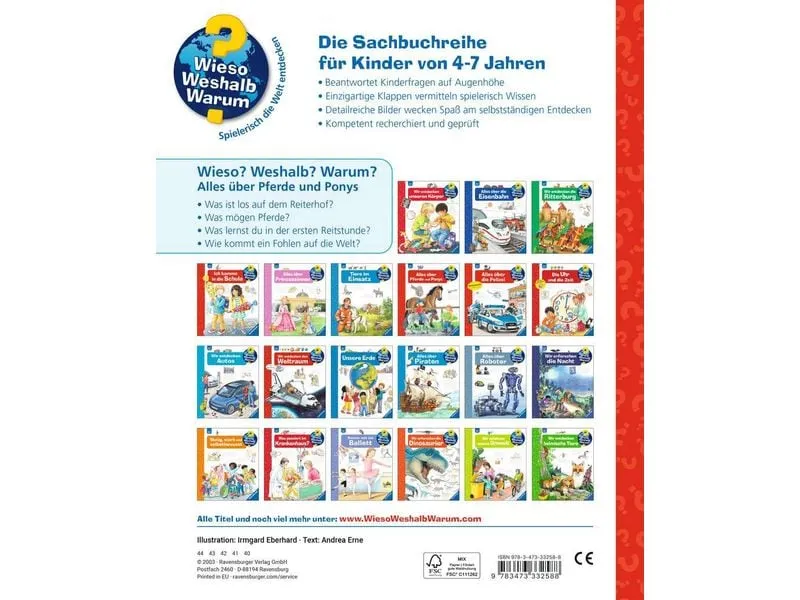 Ravensburger Kinder-Sachbuch Alles über Pferde und Ponys